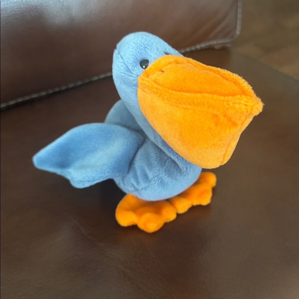 Ty Original Beanie Baby “Scoop” the Pelican Retired Vintage Stuffed Plush Animal